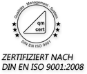 Zertifiziert nach DIN EN ISO 9001:2008